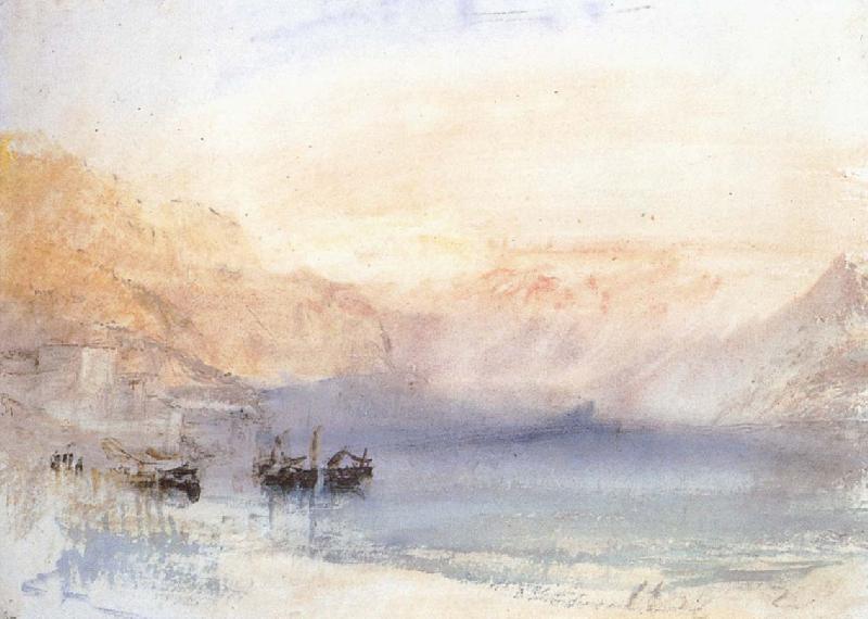 Joseph Mallord William Turner Lake Sweden oil painting art